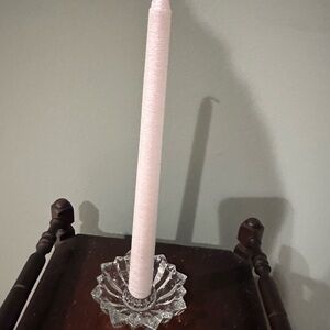 Elegant Glass Candle Holder